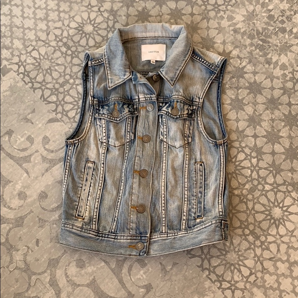 Aritzia denim vest